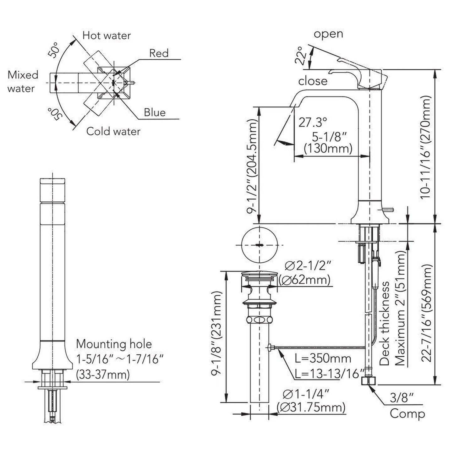 TOTO GC Brushed Nickel 1.2 GPM Single-Handle Vessel Bathroom Sink Faucet With Comfort Glide