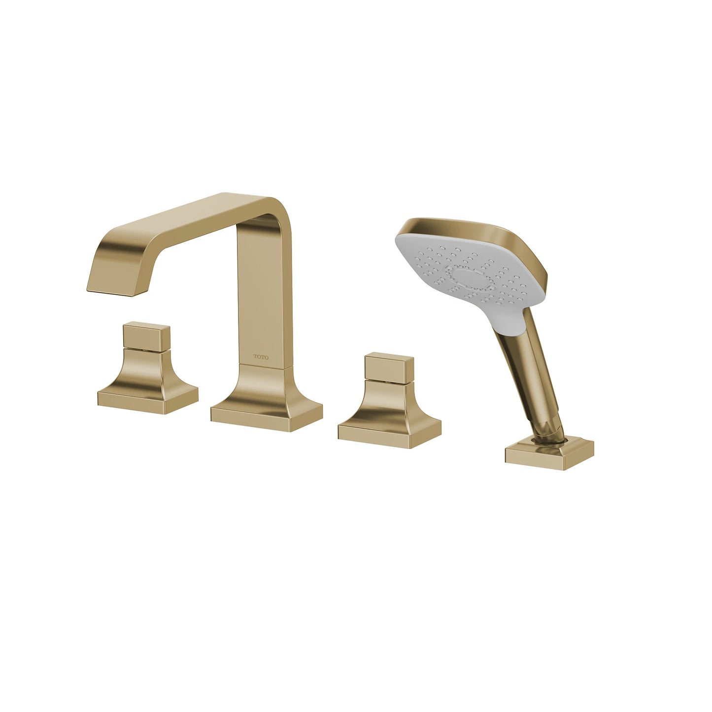 TOTO GC Polished French Gold Four-Hole Roman Tub Filler Trim