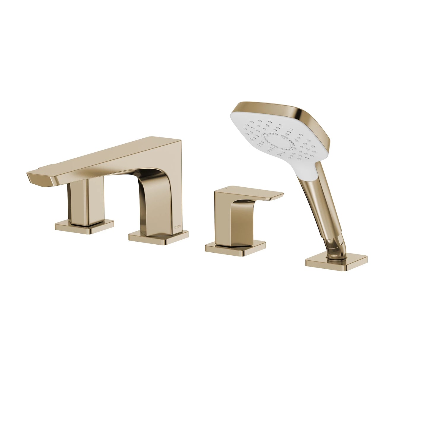 TOTO GE Polished French Gold Four-Hole Roman Tub Filler Trim