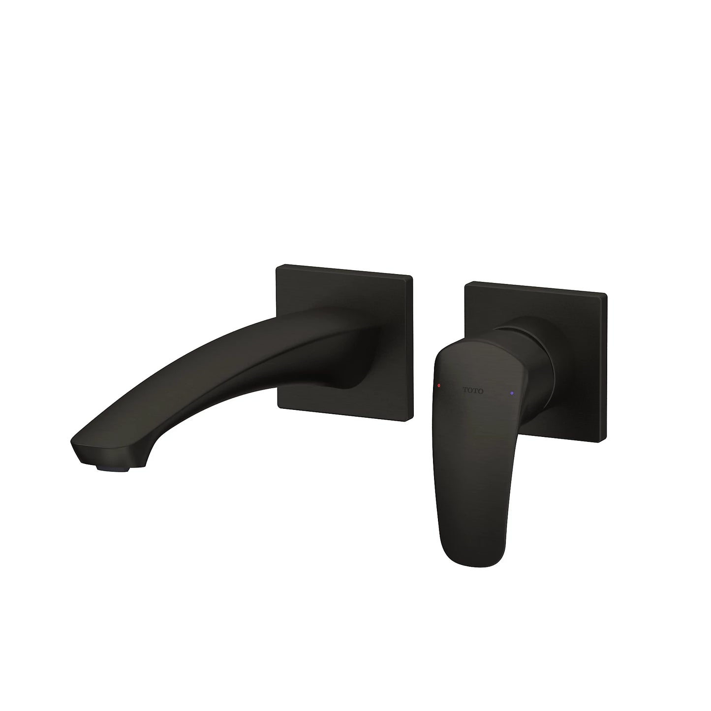 TOTO GM 1.2 GPM Matte Black Long Wall Mount Faucet