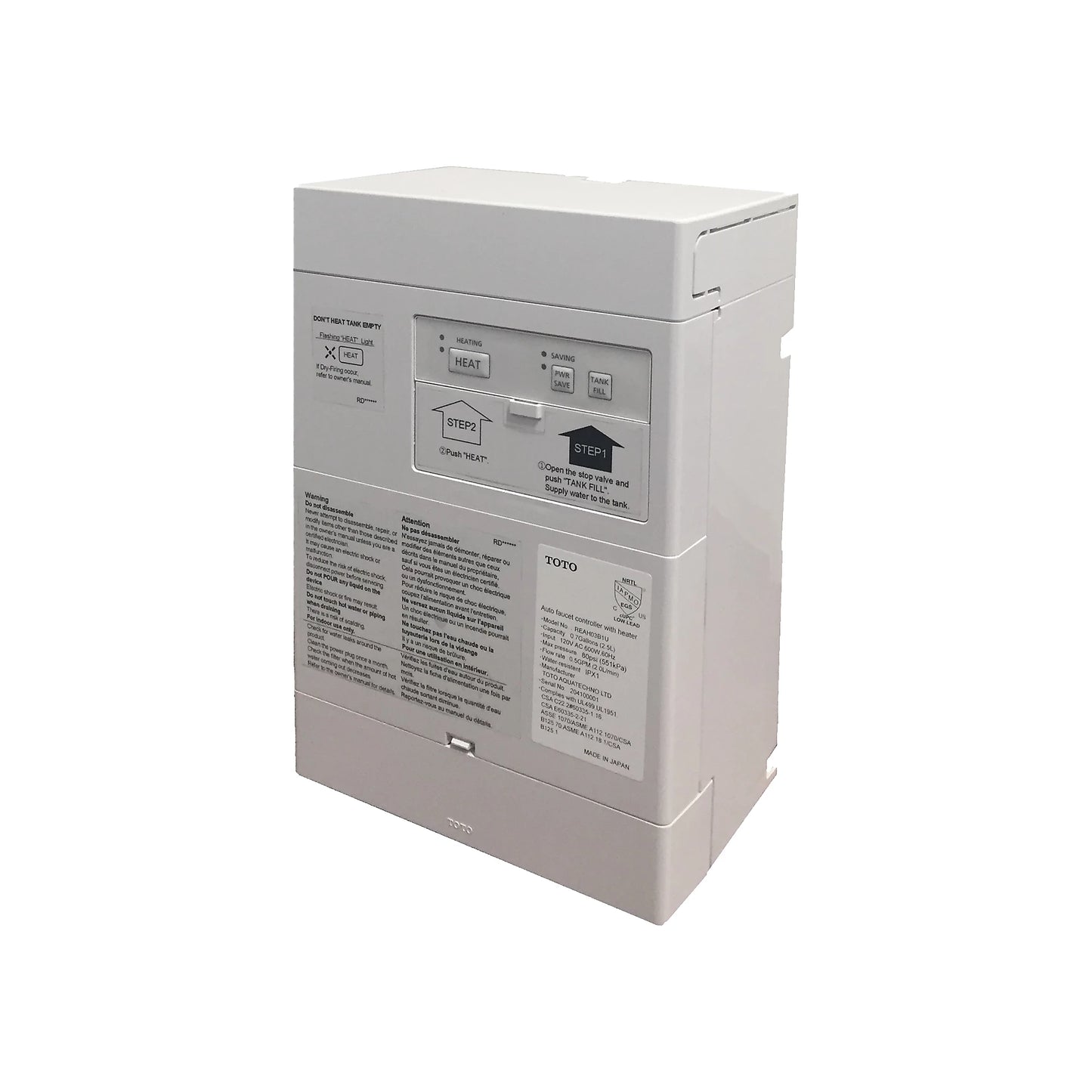 TOTO Touchless Faucet Controller With Heater