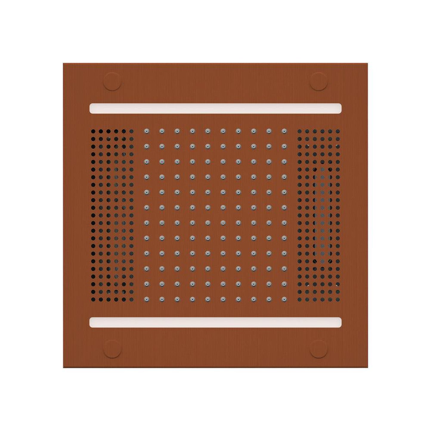 ThermaSol 14" x 14" Antique Copper Finish Hydrovive Light, Sound and Rain System