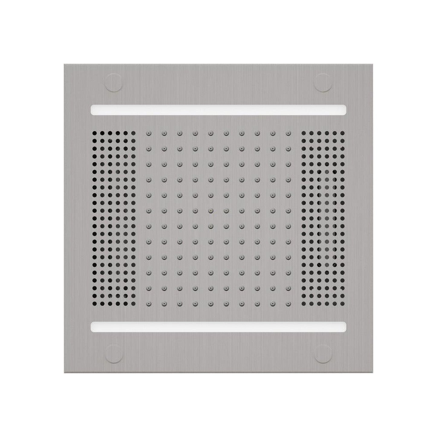 ThermaSol 14" x 14" Satin Chrome Finish Hydrovive Light, Sound and Rain System