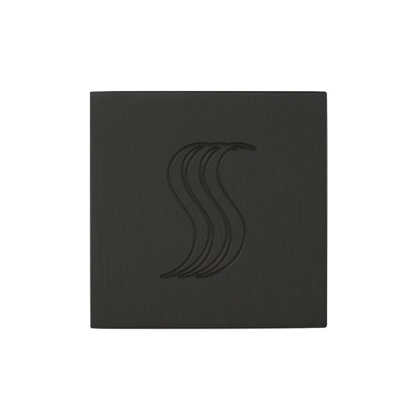 ThermaSol 2" x 2" Matte Black Finish SteamVection Square Steam Head
