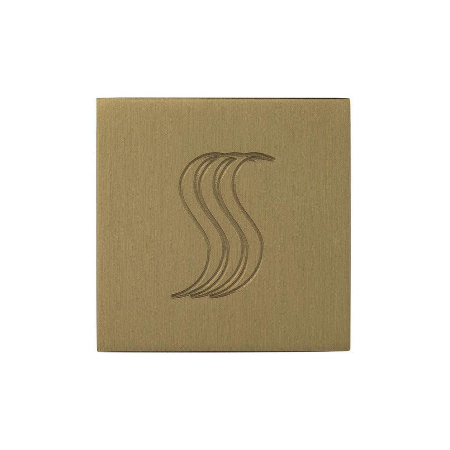 ThermaSol 2" x 2" Satin Brass Finish SteamVection Square Steam Head