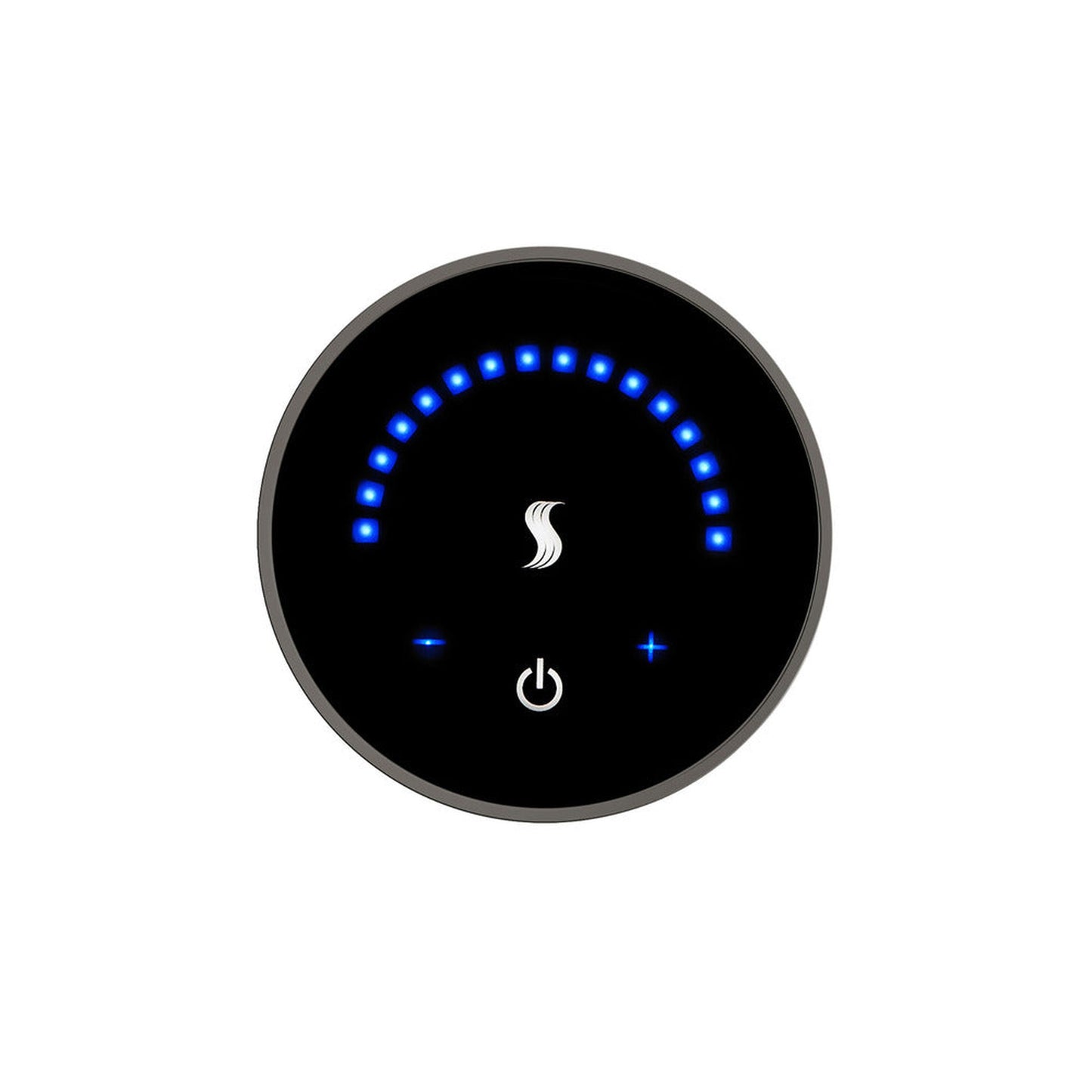ThermaSol 3" Black Nickel Finish Wall-Mount MicroTouch Controller - Round