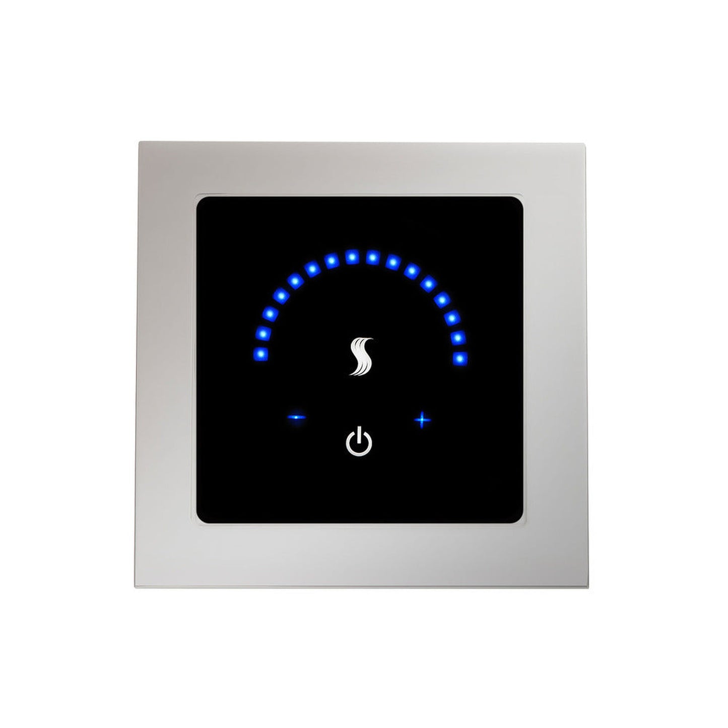 ThermaSol 4" Polished Chrome Finish Recessed MicroTouch Controller - Square