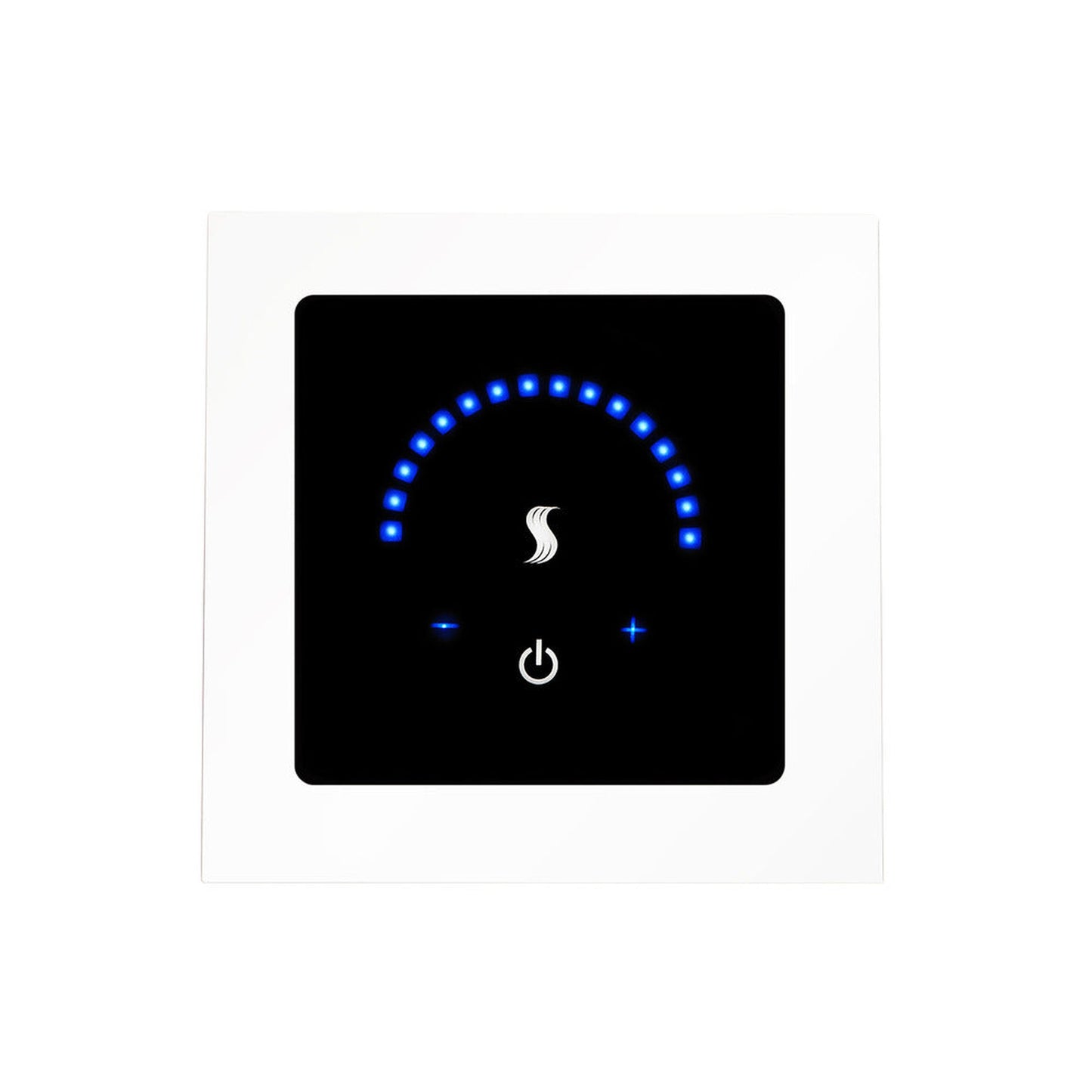 ThermaSol 4" White Finish Recessed MicroTouch Controller - Square
