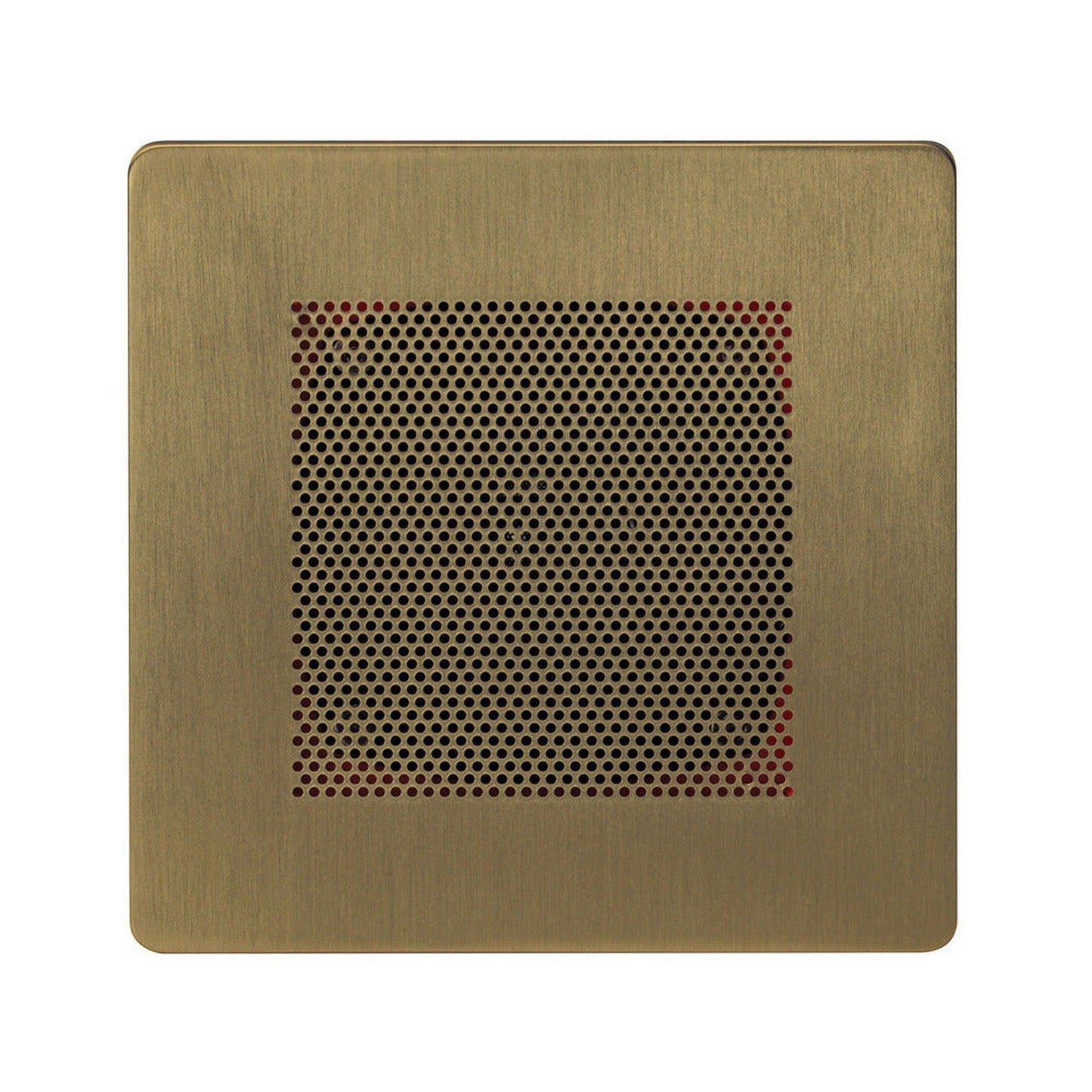 ThermaSol 5" x 5" Satin Brass Finish In-Shower Bluetooth 2.1 + EDR Stereo Speakers
