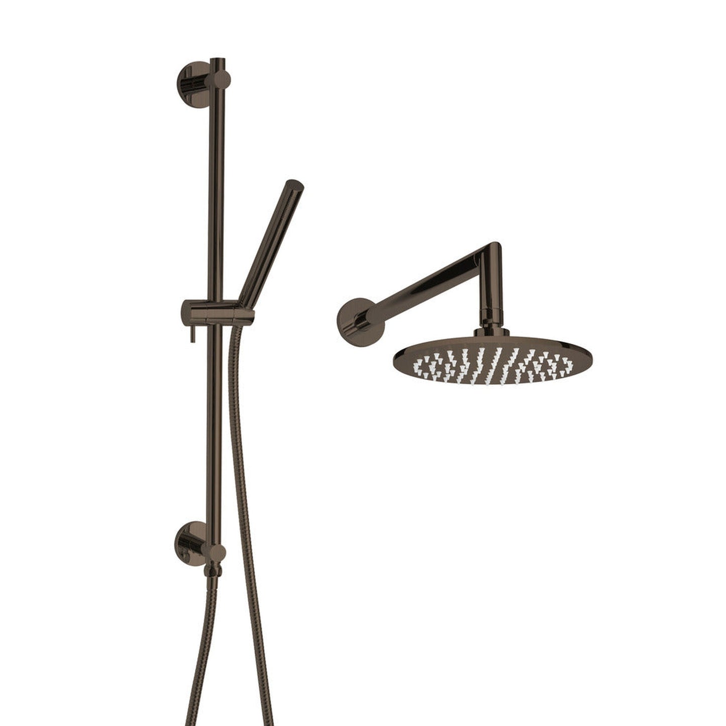 ThermaSol Oil Rubbed Bronze Finish Essential Round Shower Package