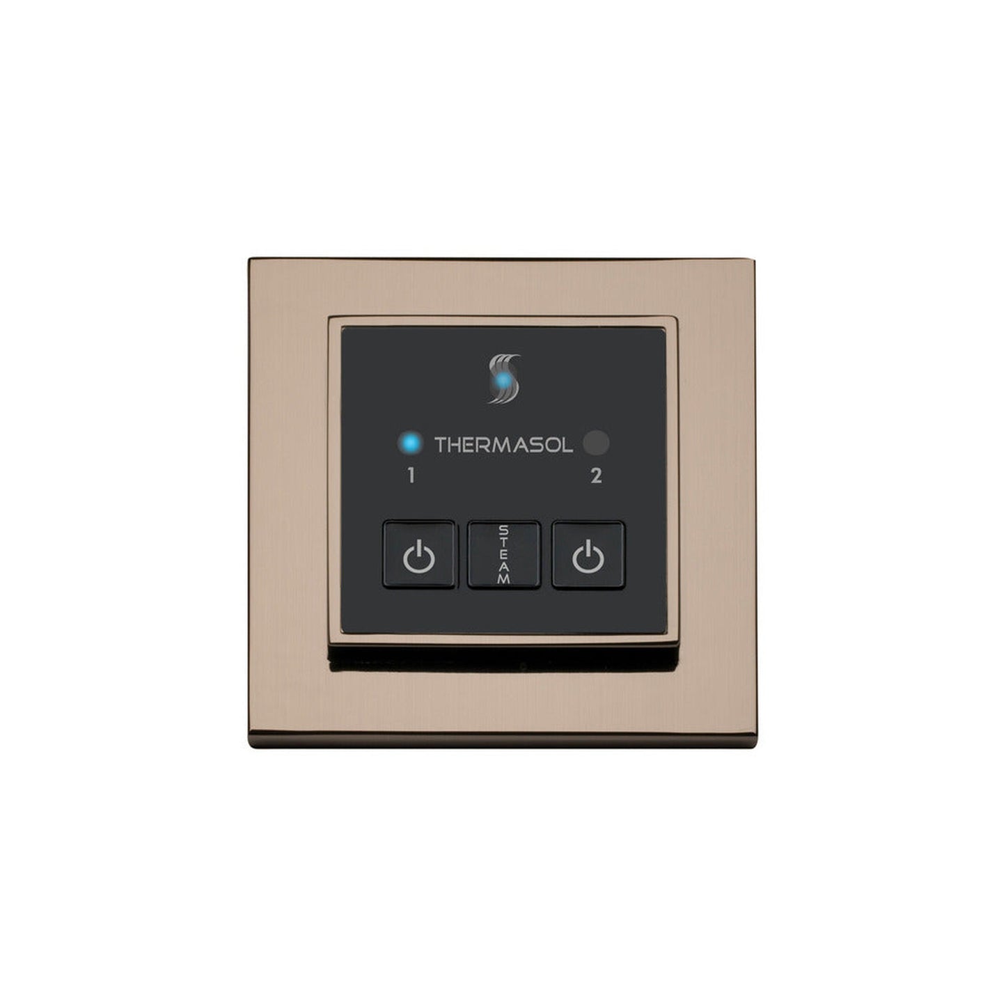 ThermaSol Satin Nickel Finish Easy Start Steam Control - Square