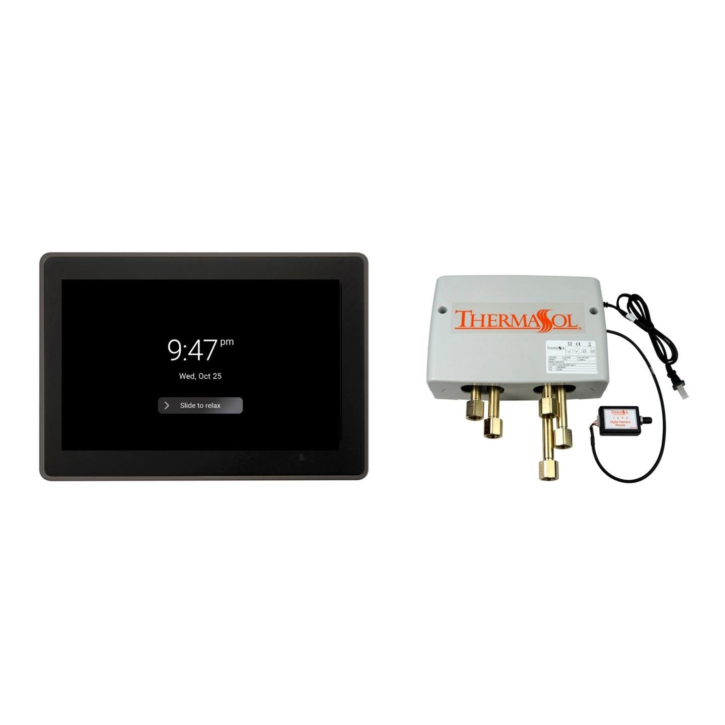 Thermasol ThermaTouch2 15 Control Black Nickel Digital Shower Package