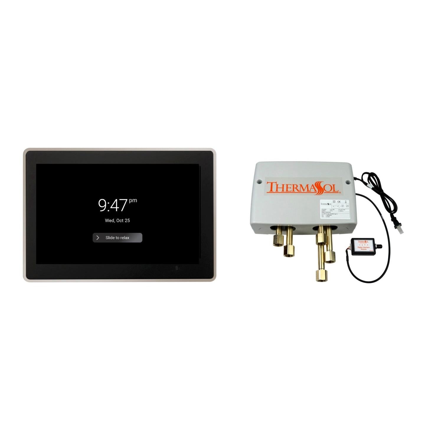 Thermasol ThermaTouch2 15 Control Polished Nickel Digital Shower Package