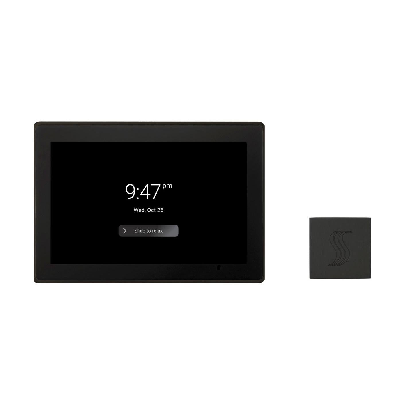 Thermasol ThermaTouch2 15 Control Square Matte Black Steam Head Kit