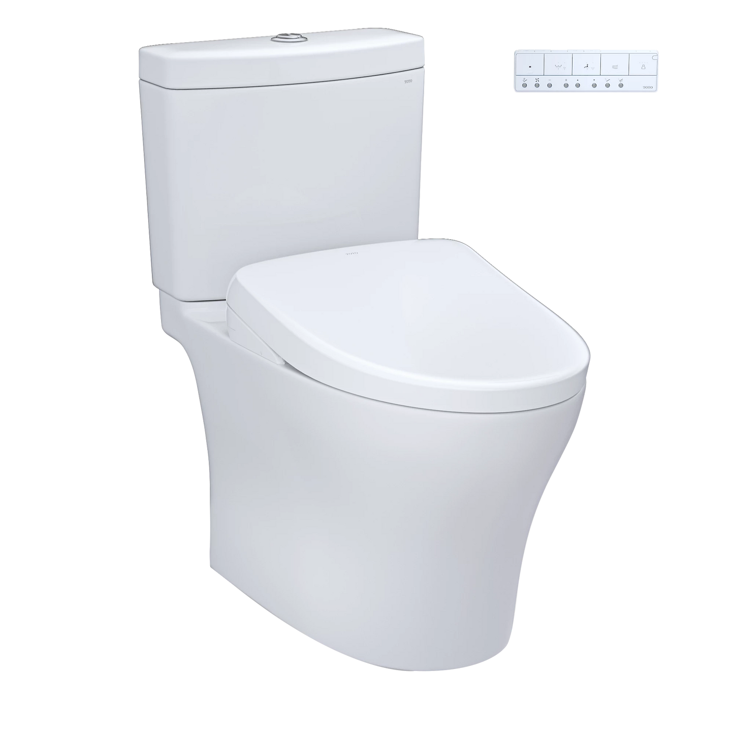 TOTO Aquia IV Cotton Washlet S7 Auto Flush Two Piece Toilet