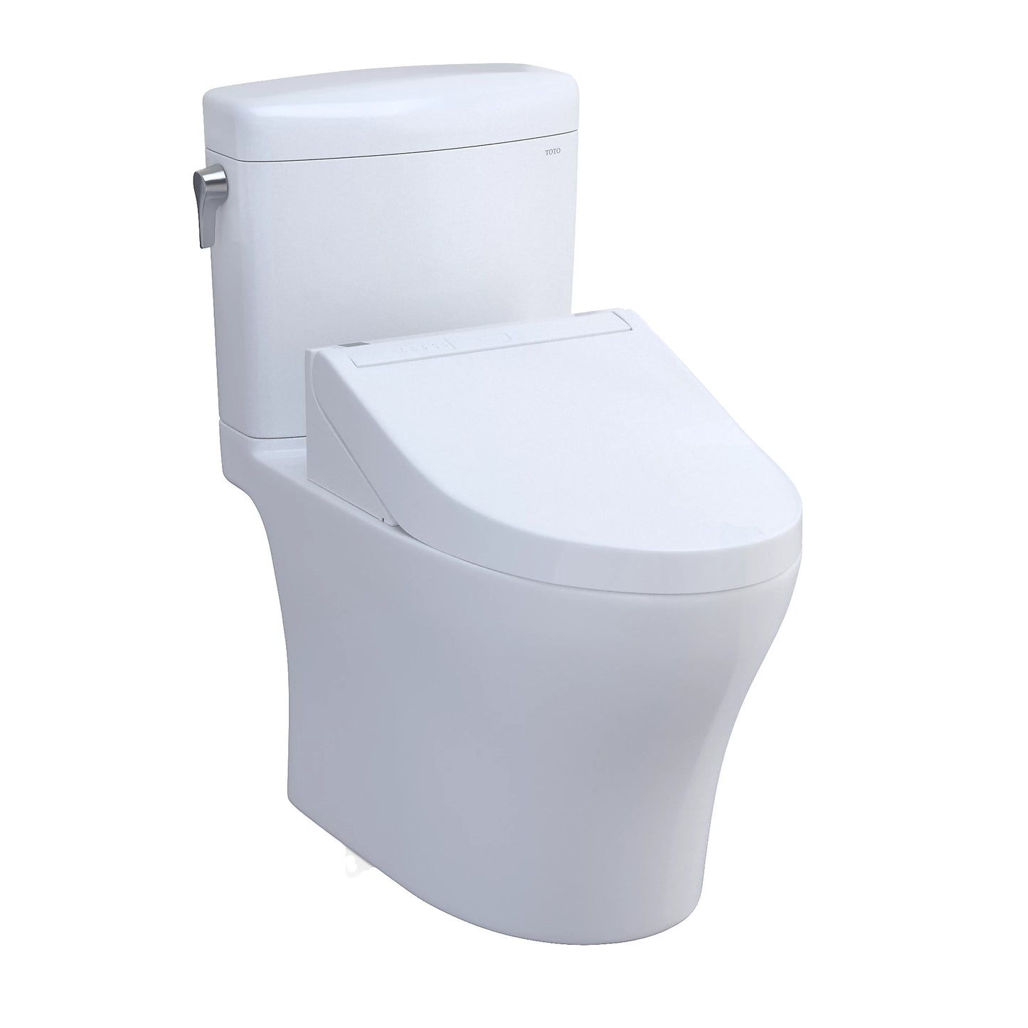 TOTO Aquia IV Cube Cotton Washlet C5 Two Piece Toilet