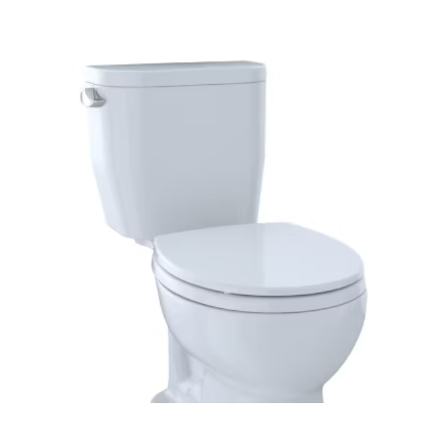 TOTO Entrada Cotton Closed Coupled Round Toilet