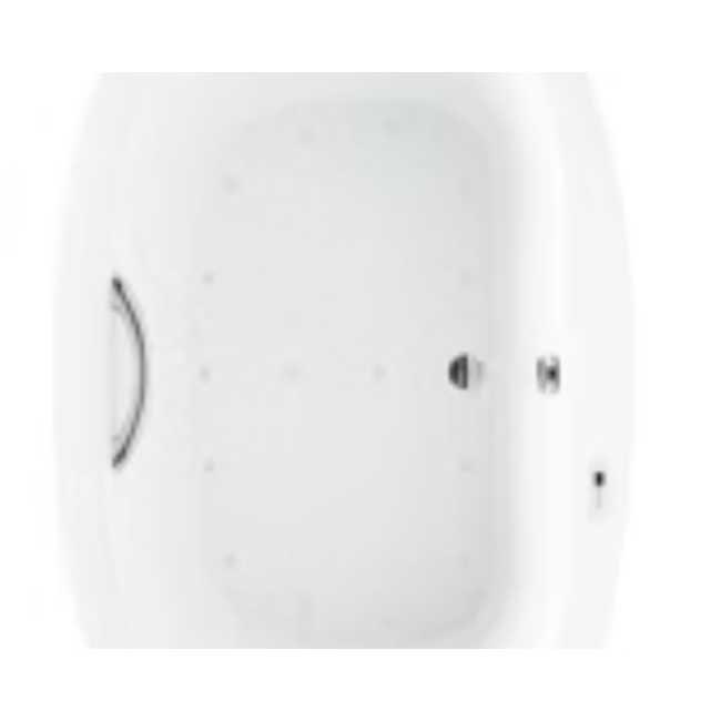 TOTO Pacifica Acrylic Right Blower Airbath With Polished Chrome Grab Bar