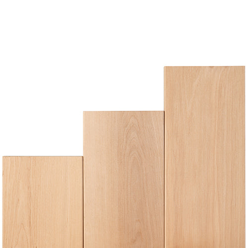 PROSAUNAS Alder 2" x 6" x 1' Natural Alder Wood Smooth 4 Sides, Eased Edges, Square-Edge Hidden Profile Sauna Bench Material