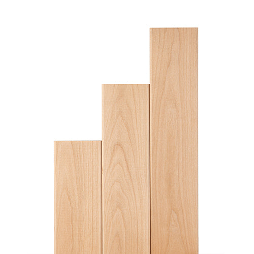 PROSAUNAS Alder 2" x 3" x 10' Natural Alder Wood Smooth 4 Sides, Eased Edges, Square-Edge Hidden Profile Sauna Bench Material