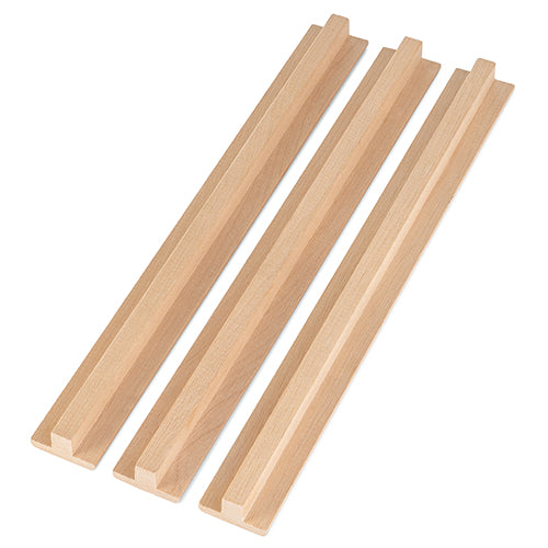PROSAUNAS Alder 1" x 2" x 1' Natural Alder Wood T- Moulding Trim Moulding