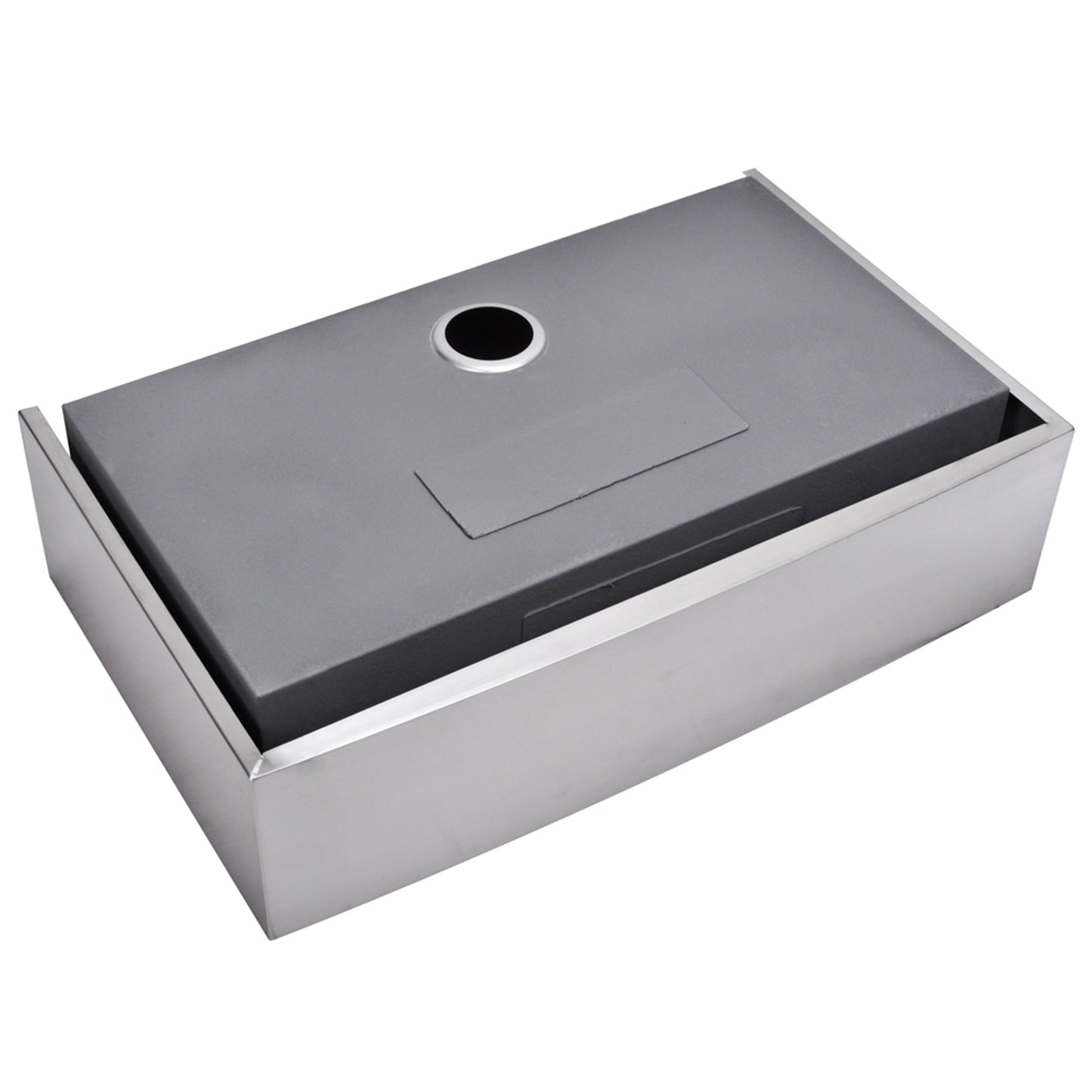 Water Creation Zero Radius Single Bowl Stainless Steel Hand Made Apron Front 36 Inch X 22 Inch Sink