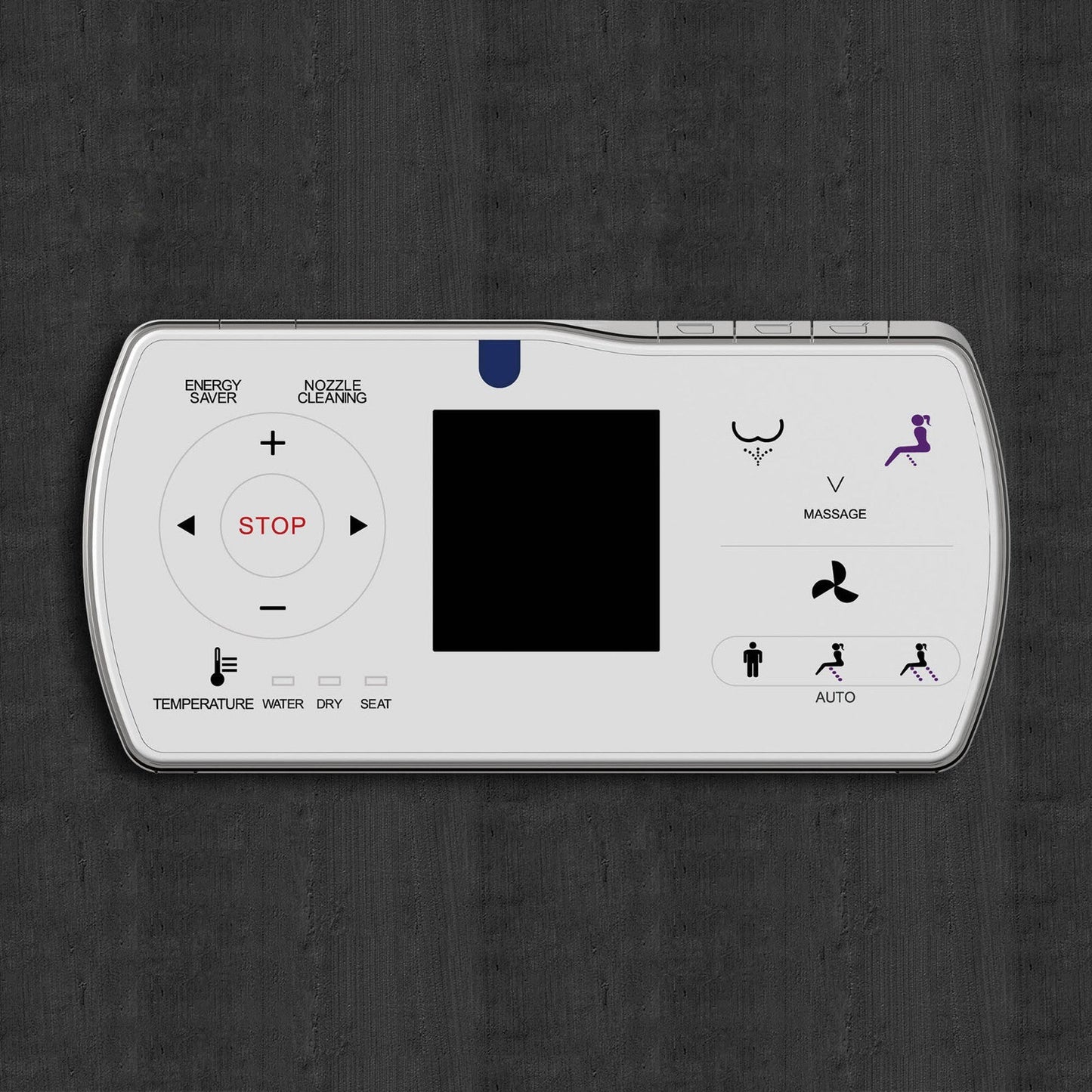 WoodBridge B0960S White 1.28 GPF Auto Flush, Auto Open & Auto Close, Single Flush Toilet With Intelligent Smart Bidet Seat and Wireless Remote Control, Chair Height