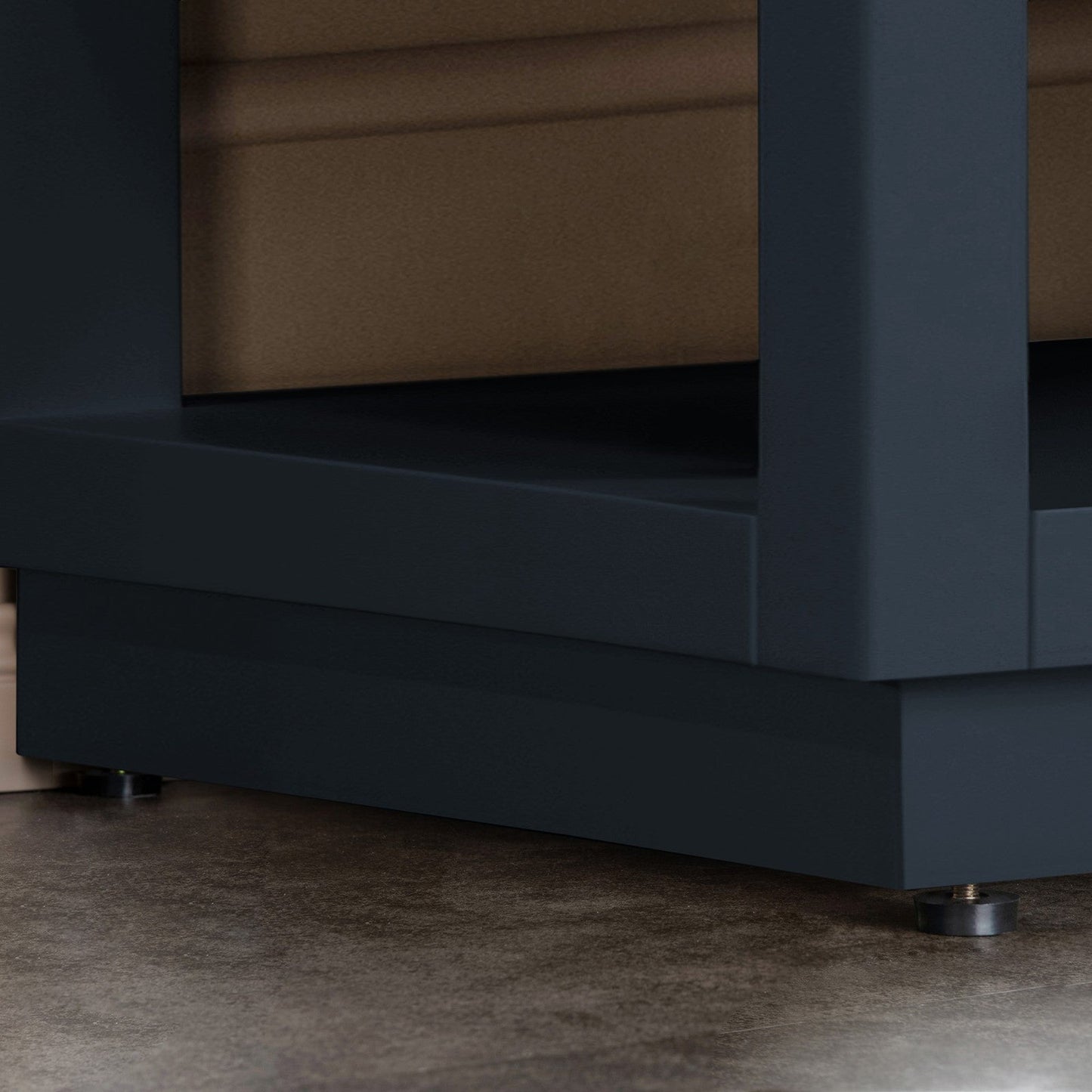 Woodbridge Venice 31" Gray and Gold Trim Solid Wood Vanity Base and Carrara Marble Vanity Top With 3 Pre-drilled Holes for 8" Widespread Faucet