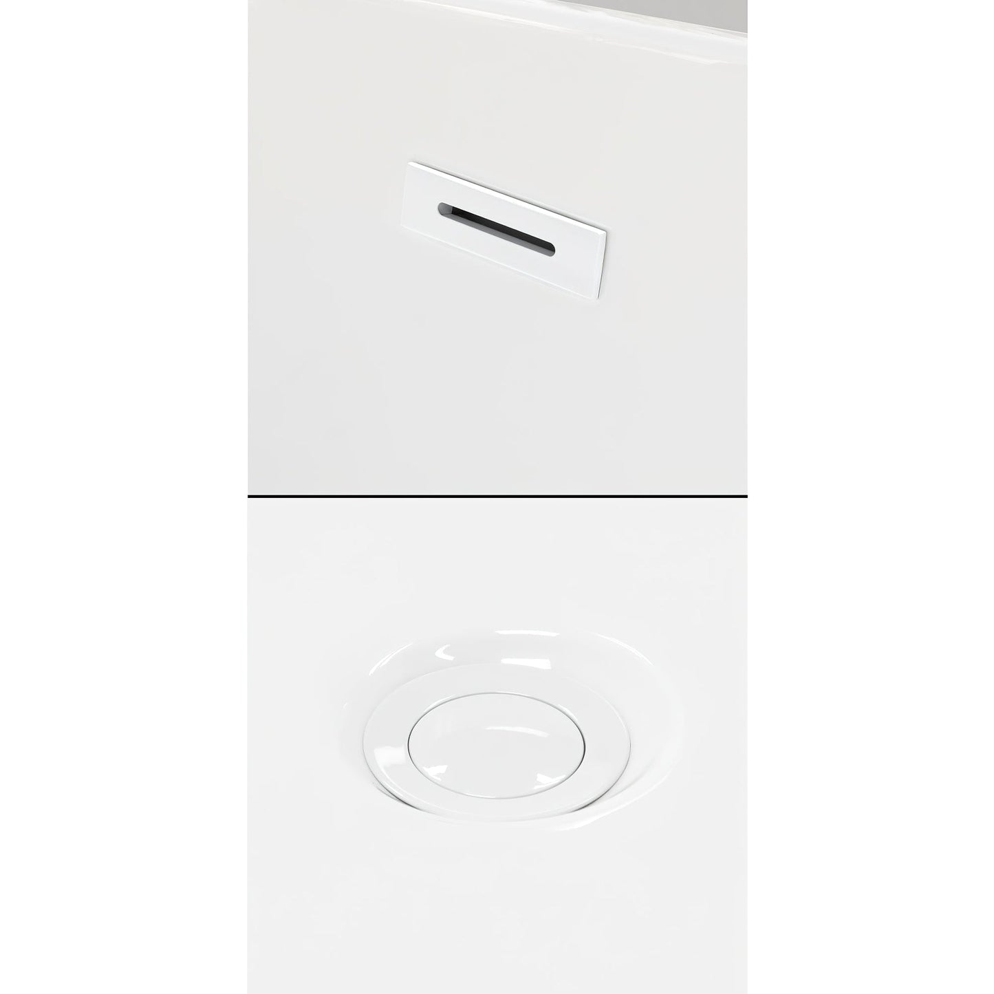 Wyndham Collection Grayley 60" x 32" Alcove Bathtub in White With Left-Hand Drain and Overflow Trim in Shiny White