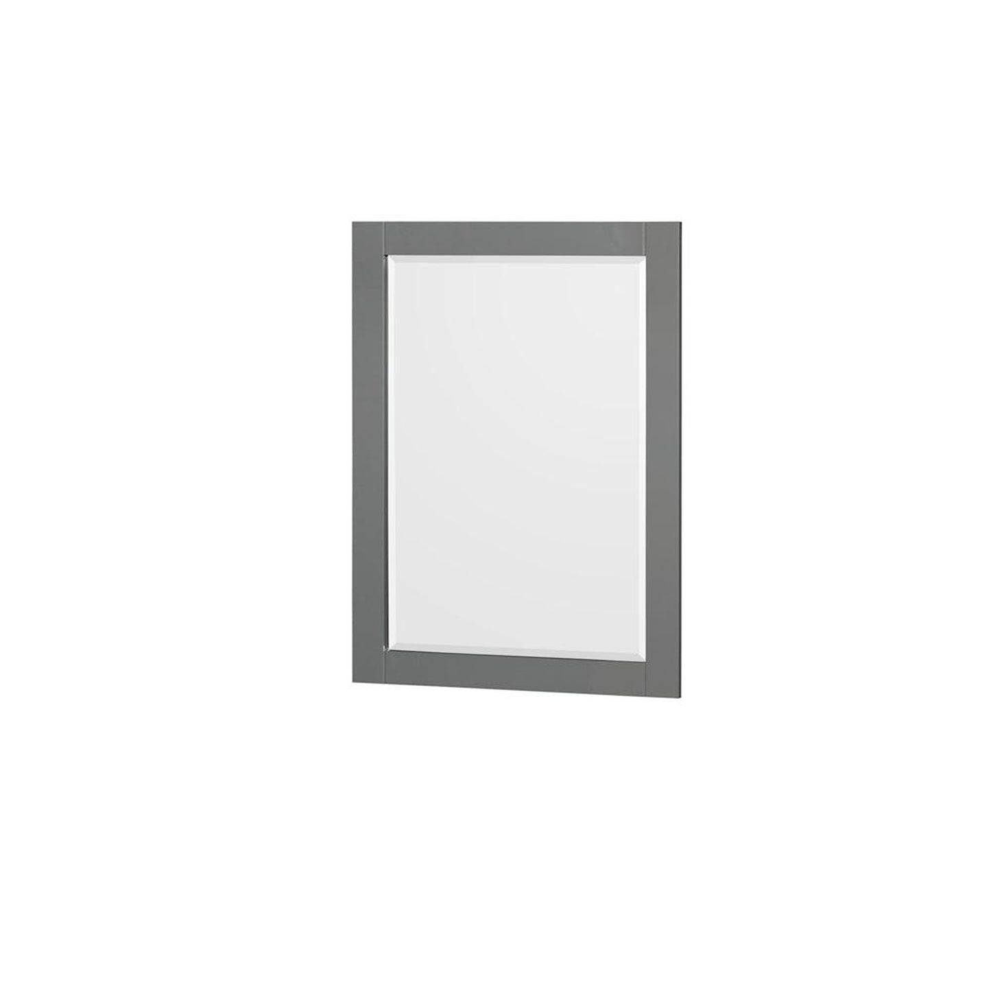 Wyndham Collection Sheffield 60" Double Bathroom Vanity in Dark Gray, White Carrara Marble Countertop, Undermount Square Sinks, and 24" Mirror