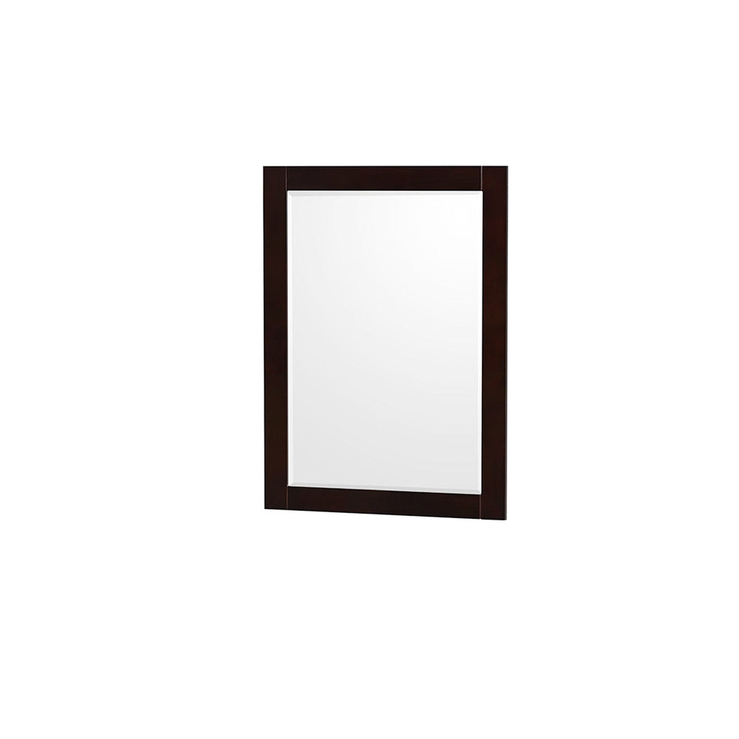 Wyndham Collection Sheffield 60" Double Bathroom Vanity in Espresso, White Cultured Marble Countertop, Undermount Square Sinks, 24" Mirror