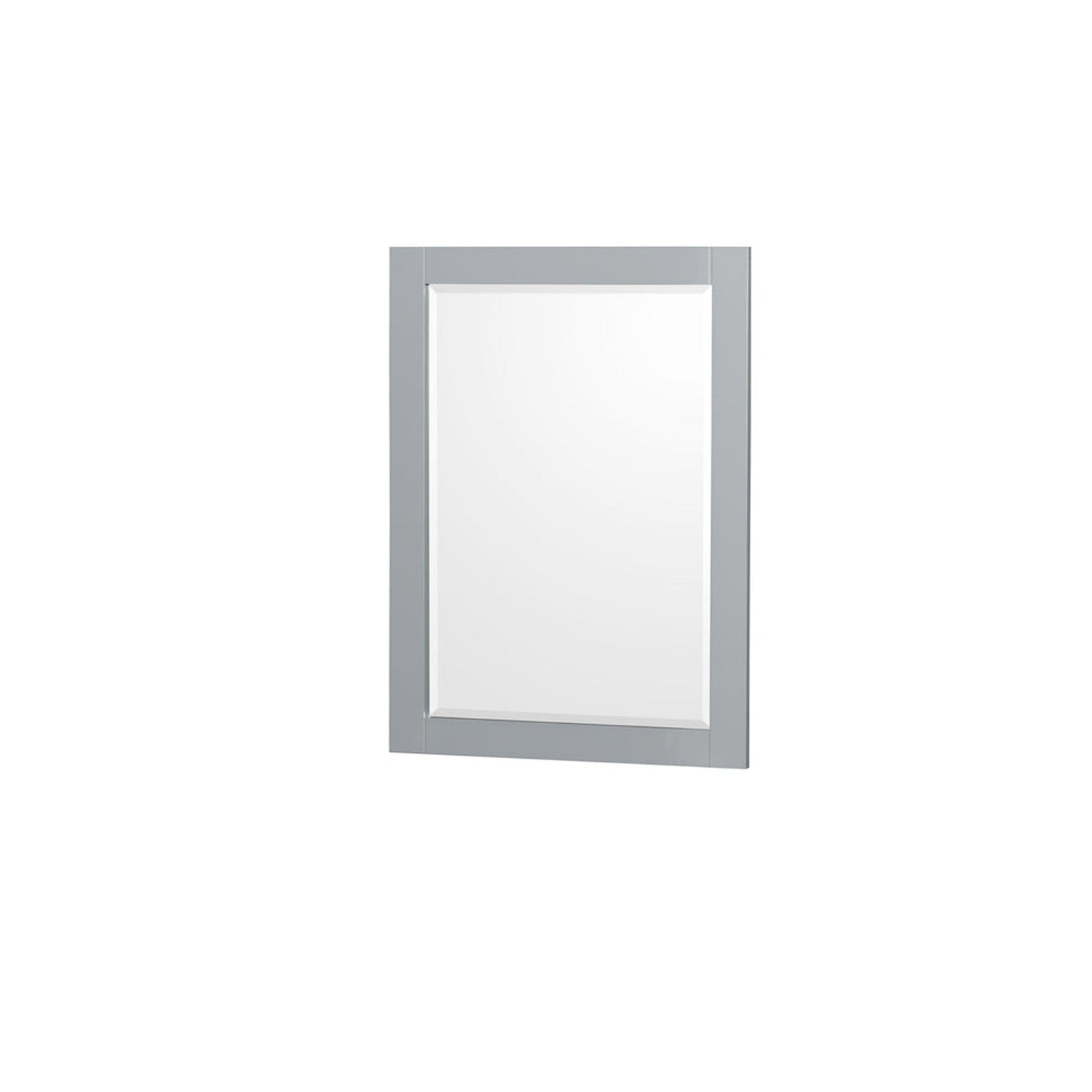 Wyndham Collection Sheffield 60" Double Bathroom Vanity in Gray, Carrara Cultured Marble Countertop, Undermount Square Sinks, 24" Mirror
