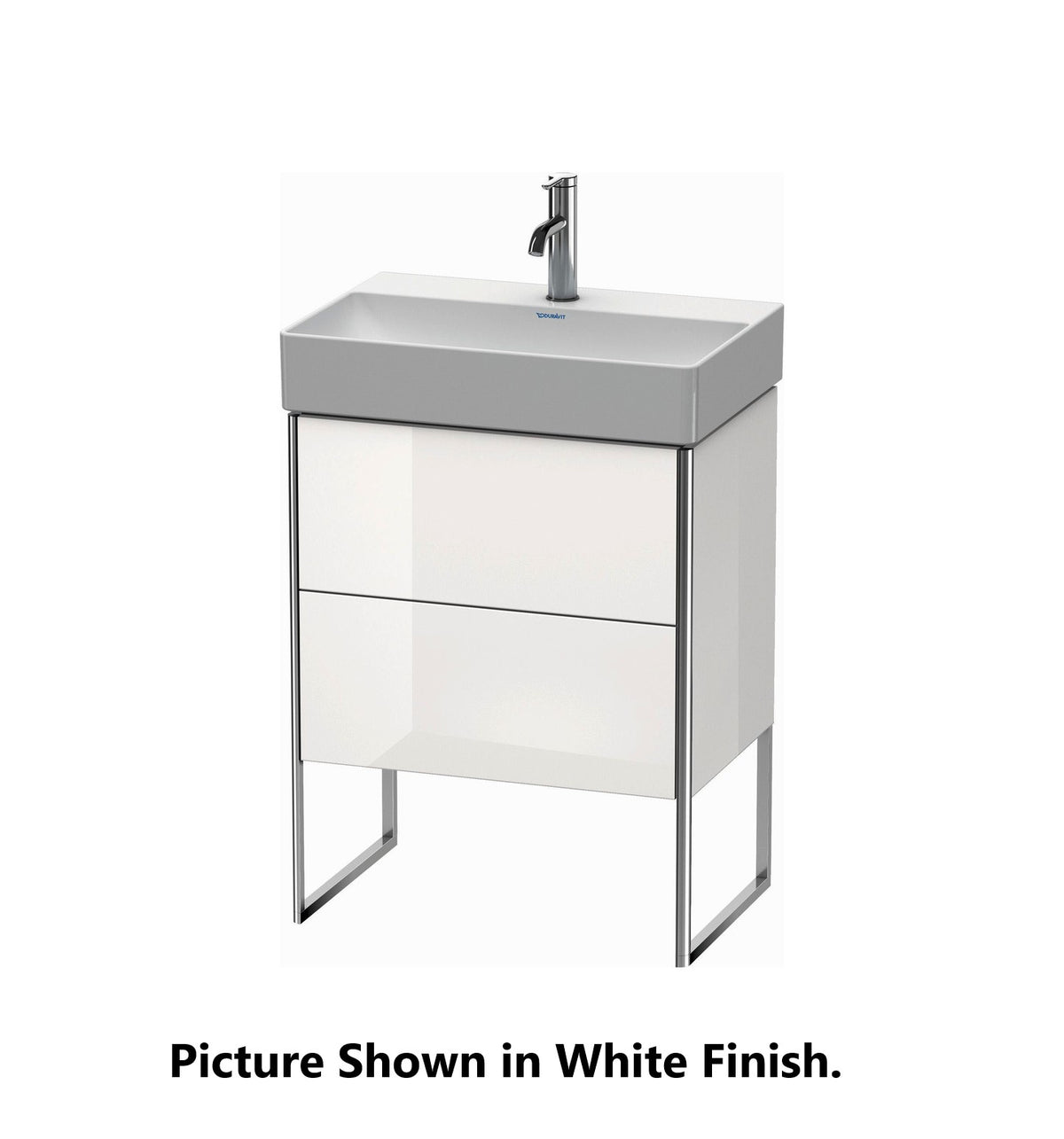 Duravit XSquare 23" Cappuccino Two Drawer Floorstanding Vanity Unit (XS445308686)