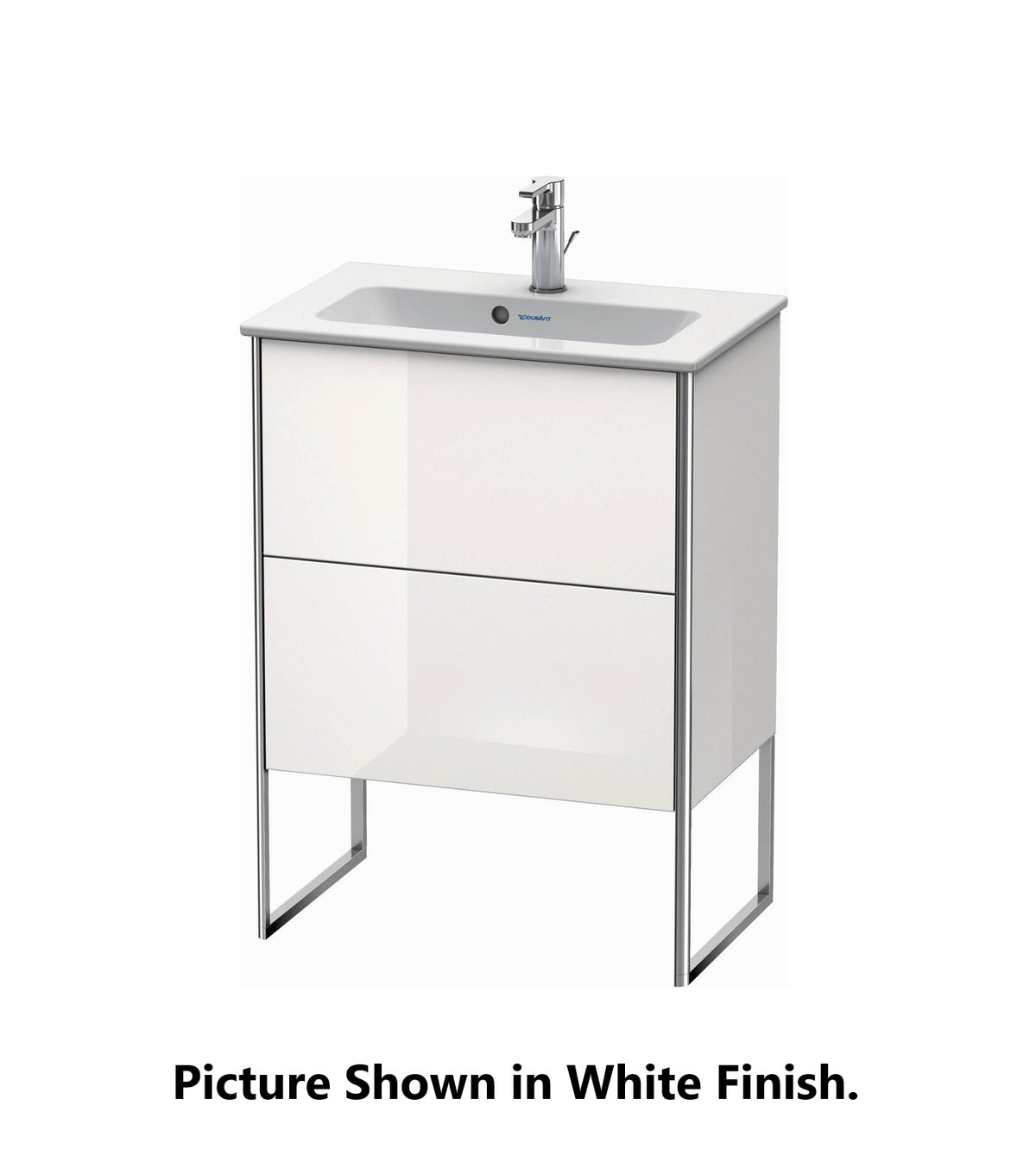 Duravit XSquare 24" Cappuccino Two Drawer Floorstanding Vanity Unit (XS445408686)