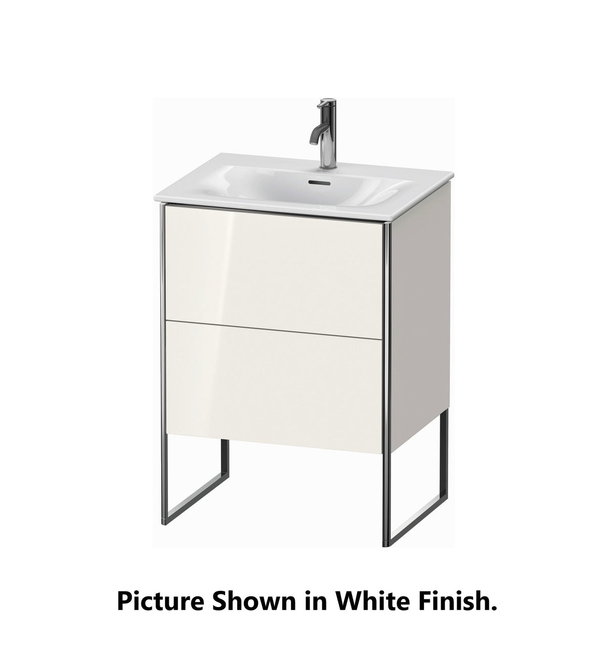 Duravit XSquare 24" Cappuccino Two Drawer Floorstanding Vanity Unit (XS452208686)