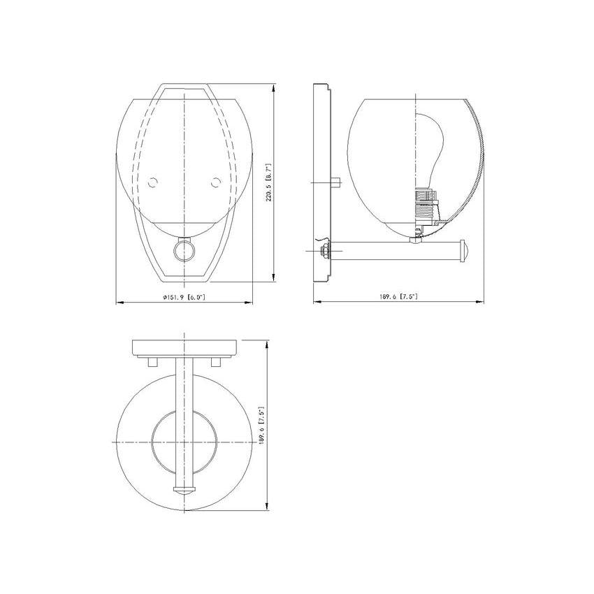 Z-Lite Colette 8" 1-Light Chrome Steel Frame Feathered White Glass Shade Wall Sconce
