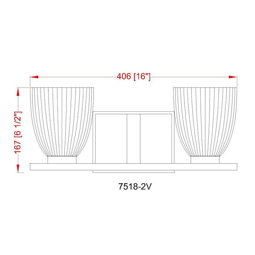Z-Lite Naya 2-Light Medium Bulb Base Chrome Steel Frame Matte Opal Glass Shade Vanity Light