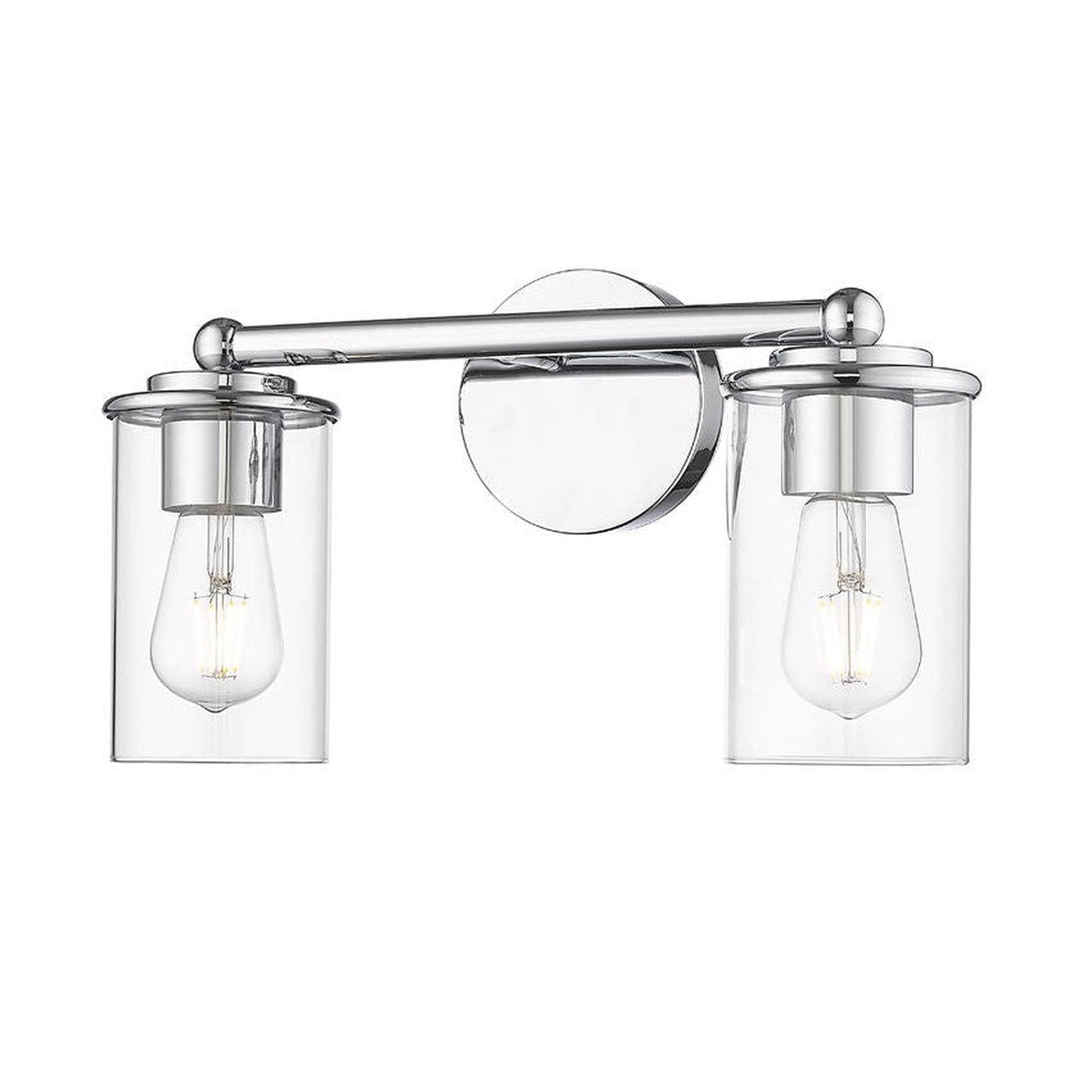 Glass Shade Vanity Lightnull