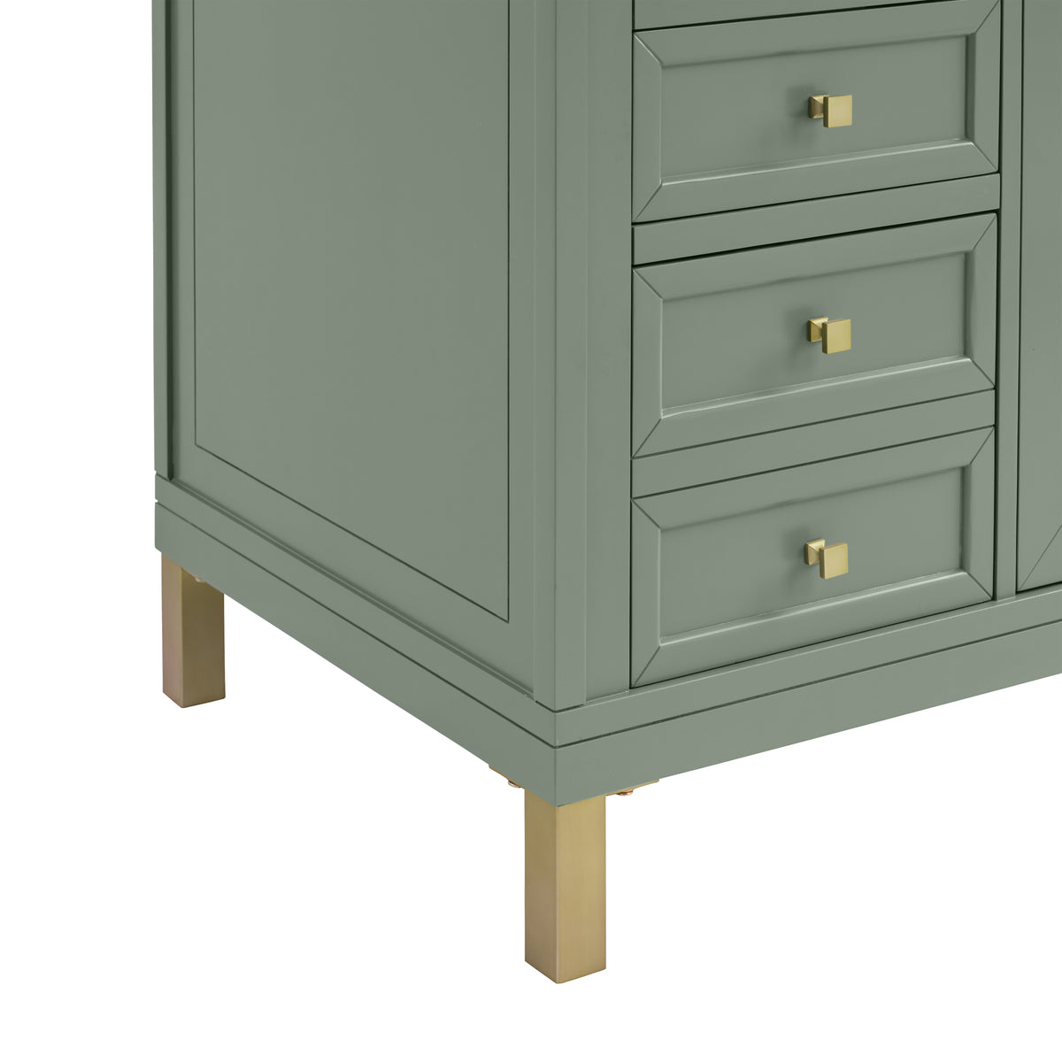 James Martin Vanities Chicago 60" Smokey Celadon Double Vanity Smokey