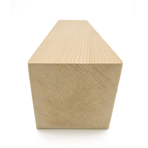 PROSAUNAS Cedar 4" x 4" x 3' Natural Cedar Wood Vertical Grain, Smooth 4 Sides, Eased Edges Sauna Bench Material