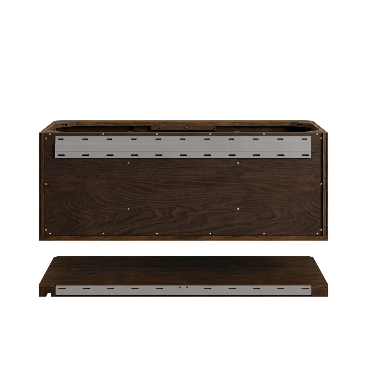 James Martin Vanities Allamari 48" Sable Single Vanity With Single Hole 3 CM Victorian Silver Silestone Top