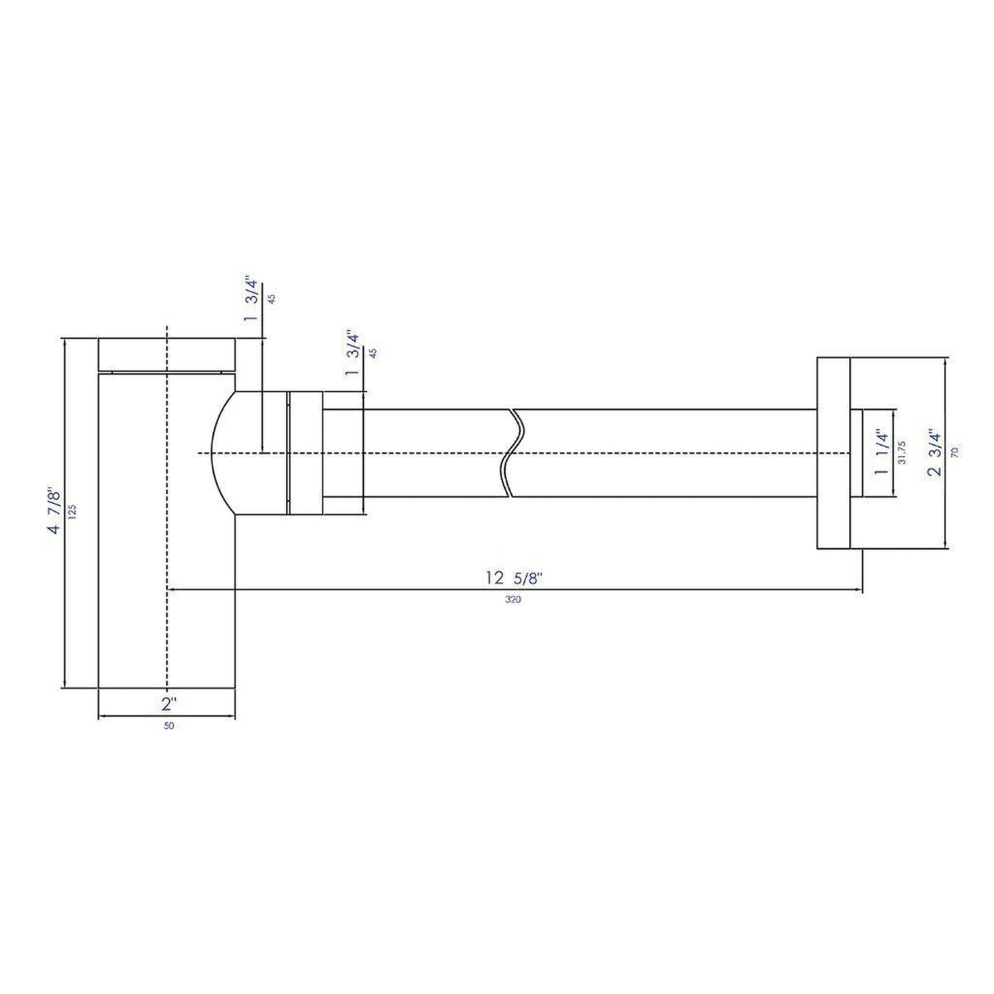 ALFI Brand AB9005-BN Brushed Nickel Round Decorative Solid Brass Bottle P-Trap