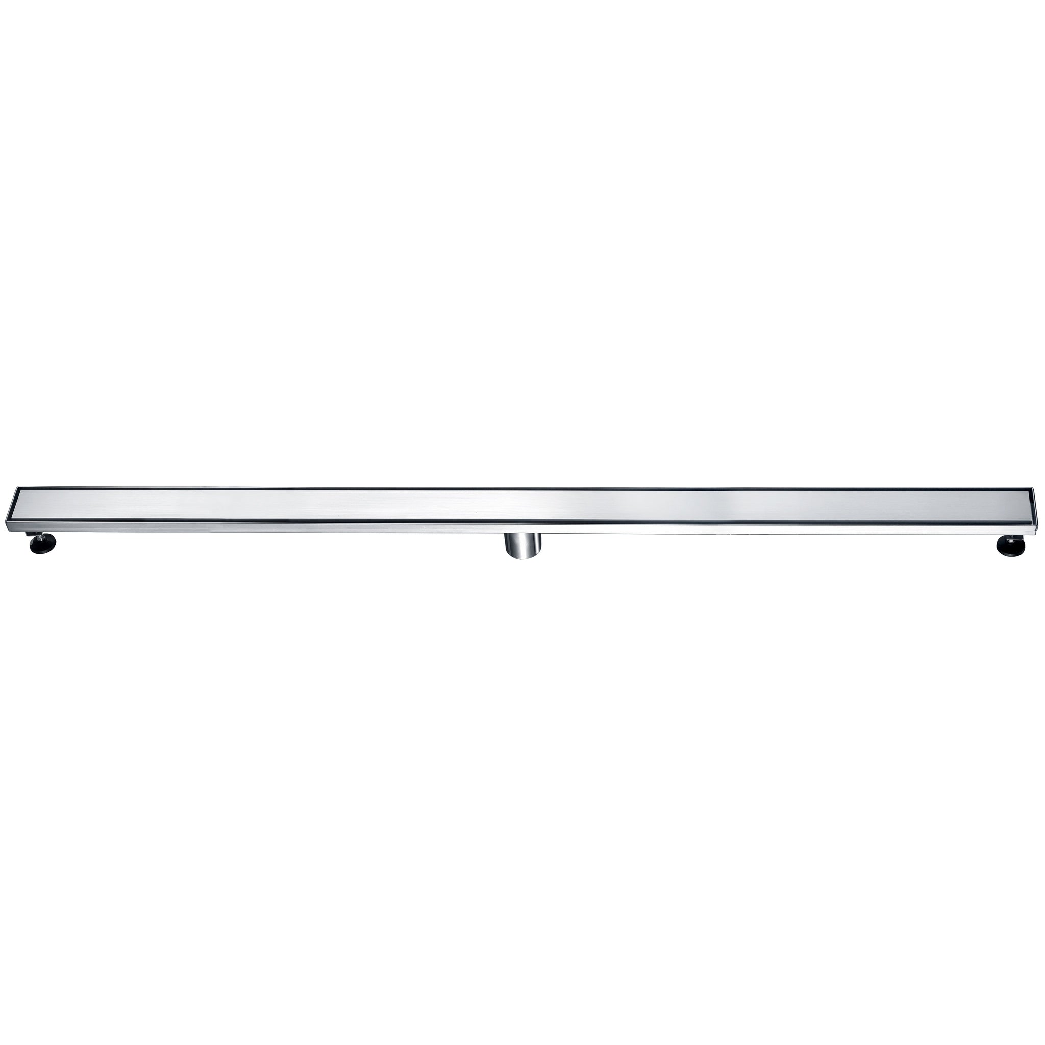 Alfi Brand ABLD59B-BSS 59 Brushed Stainless Steel Linear Shower Drain with Solid Cover