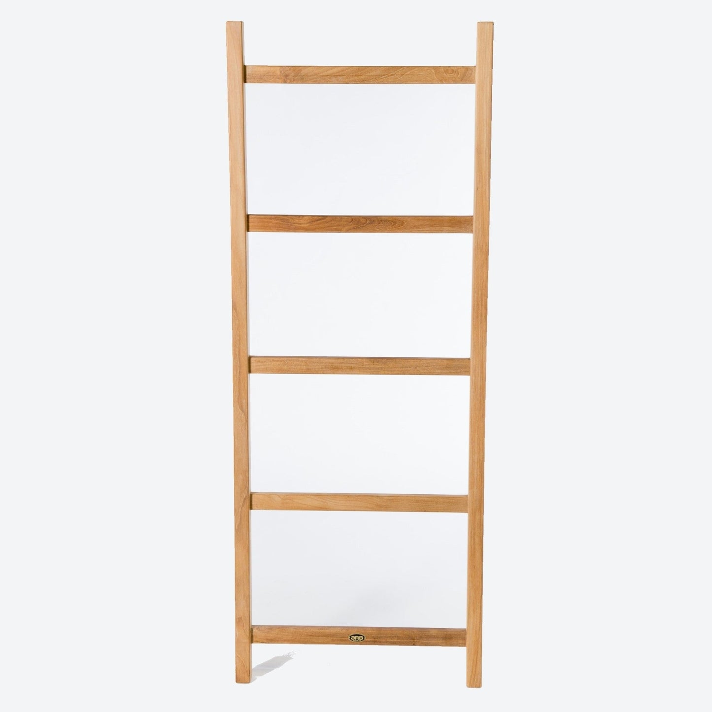 ARB Teak & Specialties 59" Solid Teak Wood Leaning Towel Ladder With 5 Bars