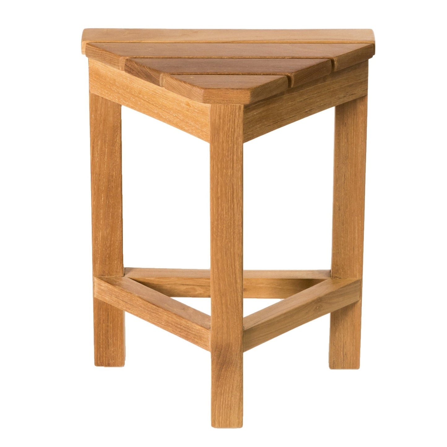 ARB Teak & Specialties Coach 15" Solid Teak Wood Corner Footrest