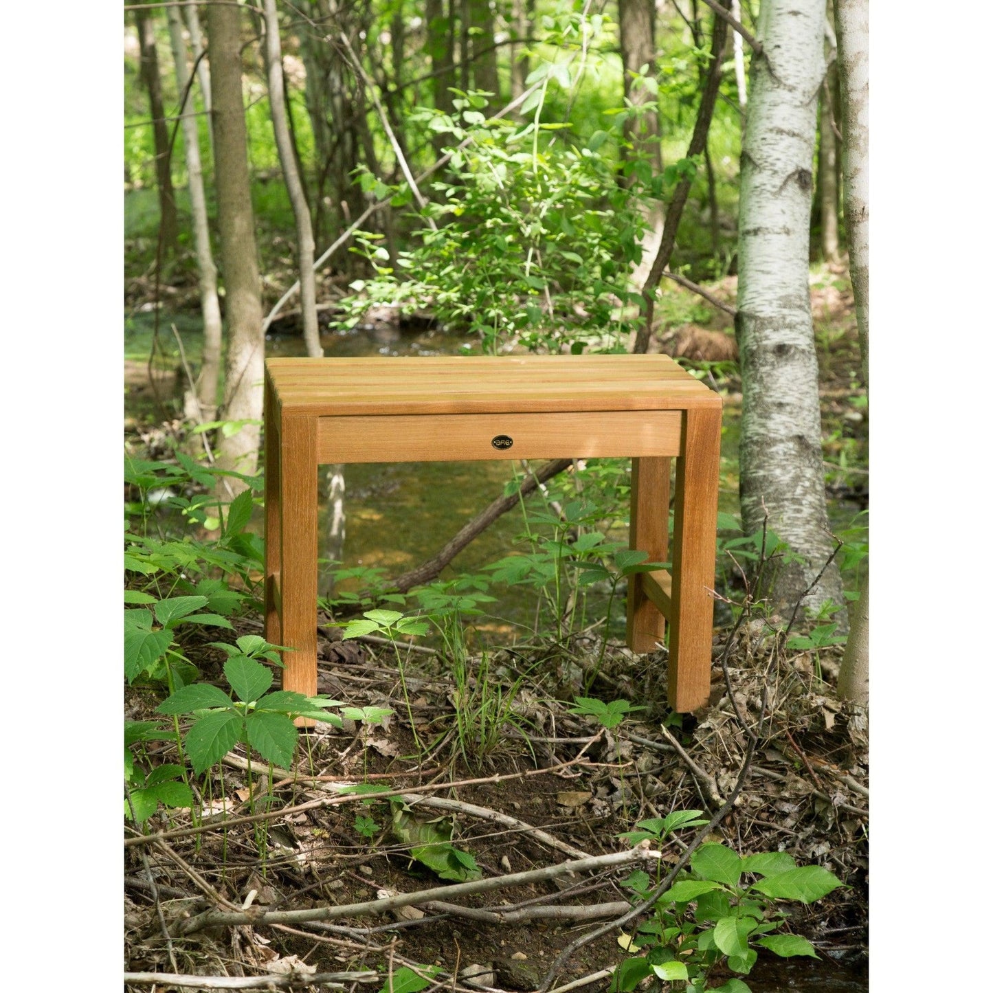 ARB Teak & Specialties Coach 24" Solid Teak Wood Shower Bench