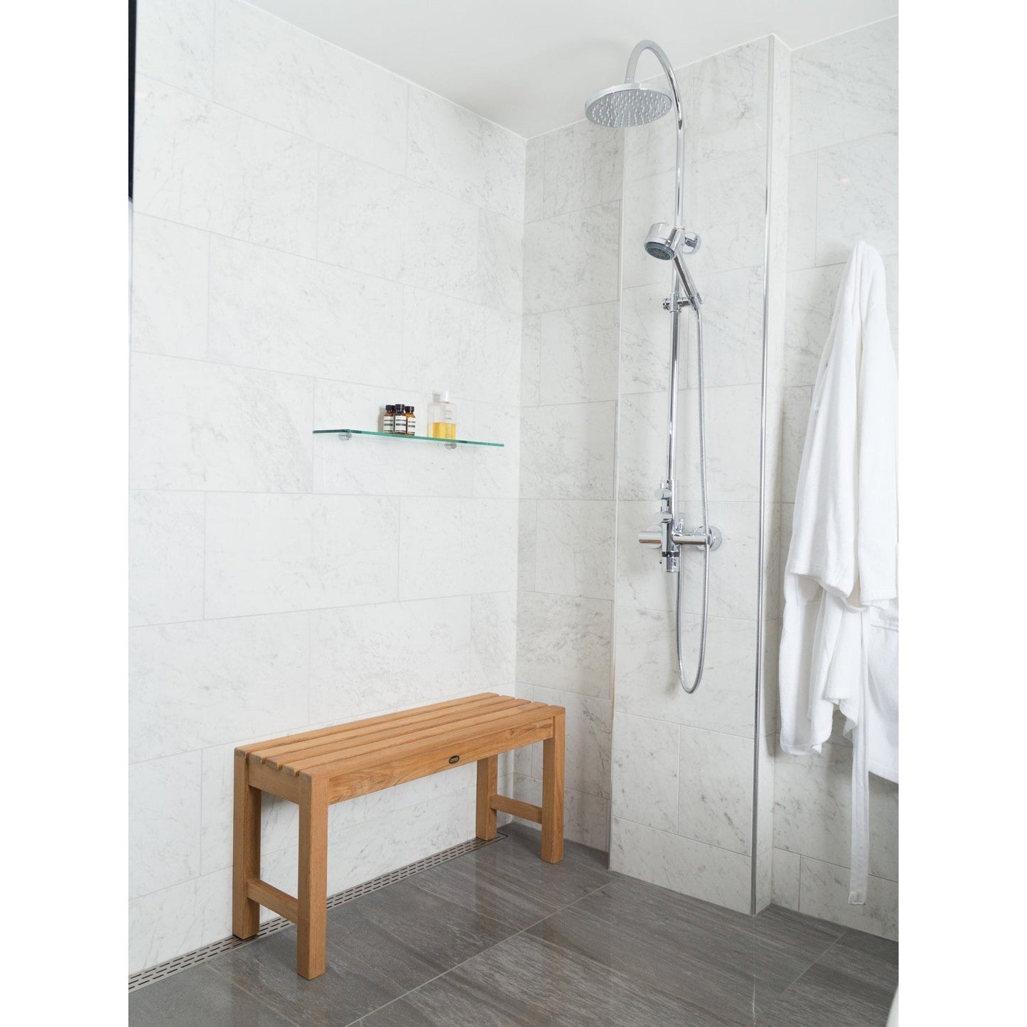 ARB Teak & Specialties Coach 36" Solid Teak Wood Shower Bench