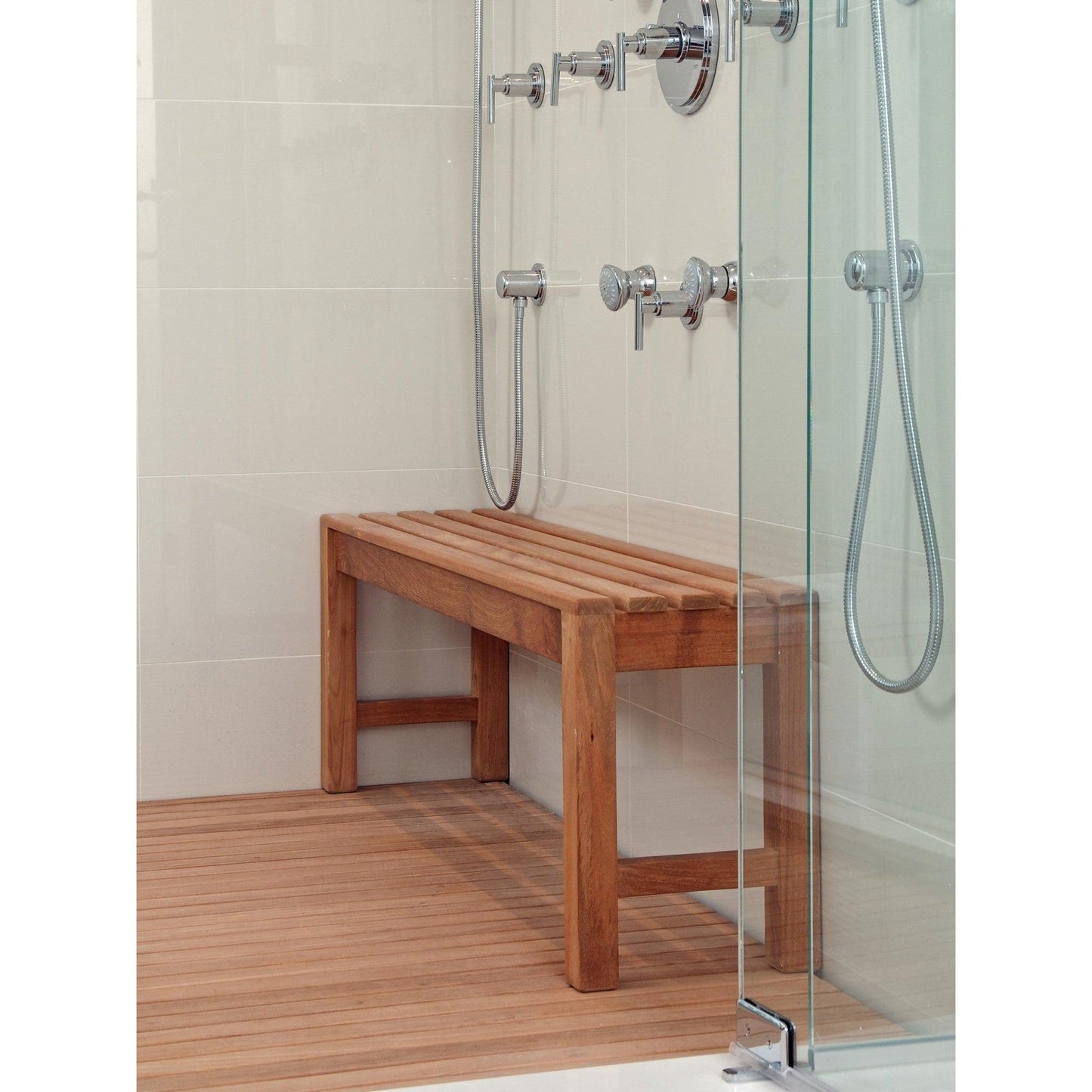 ARB Teak & Specialties Coach 47" Solid Teak Wood Shower Bench