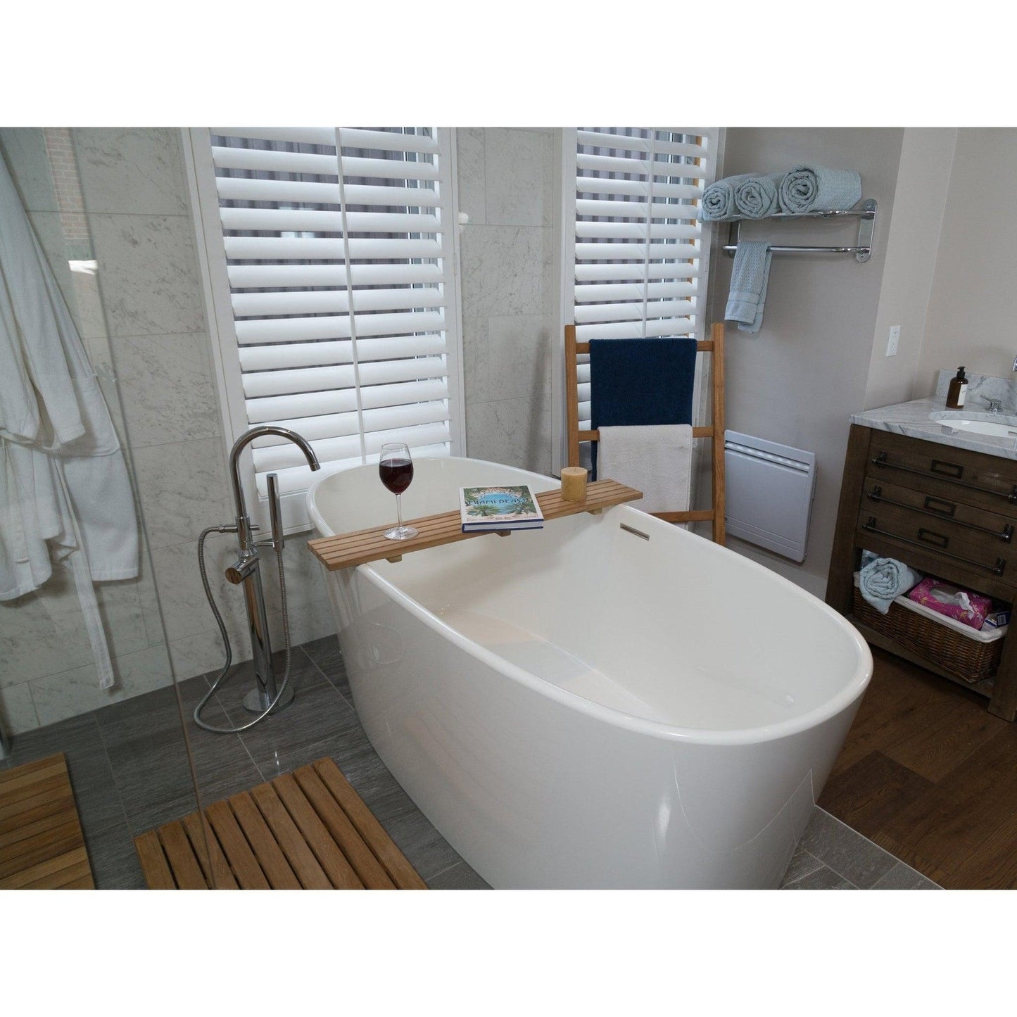 ARB Teak & Specialties Fiji 35" Tub Seat/Caddy With 5 Slats