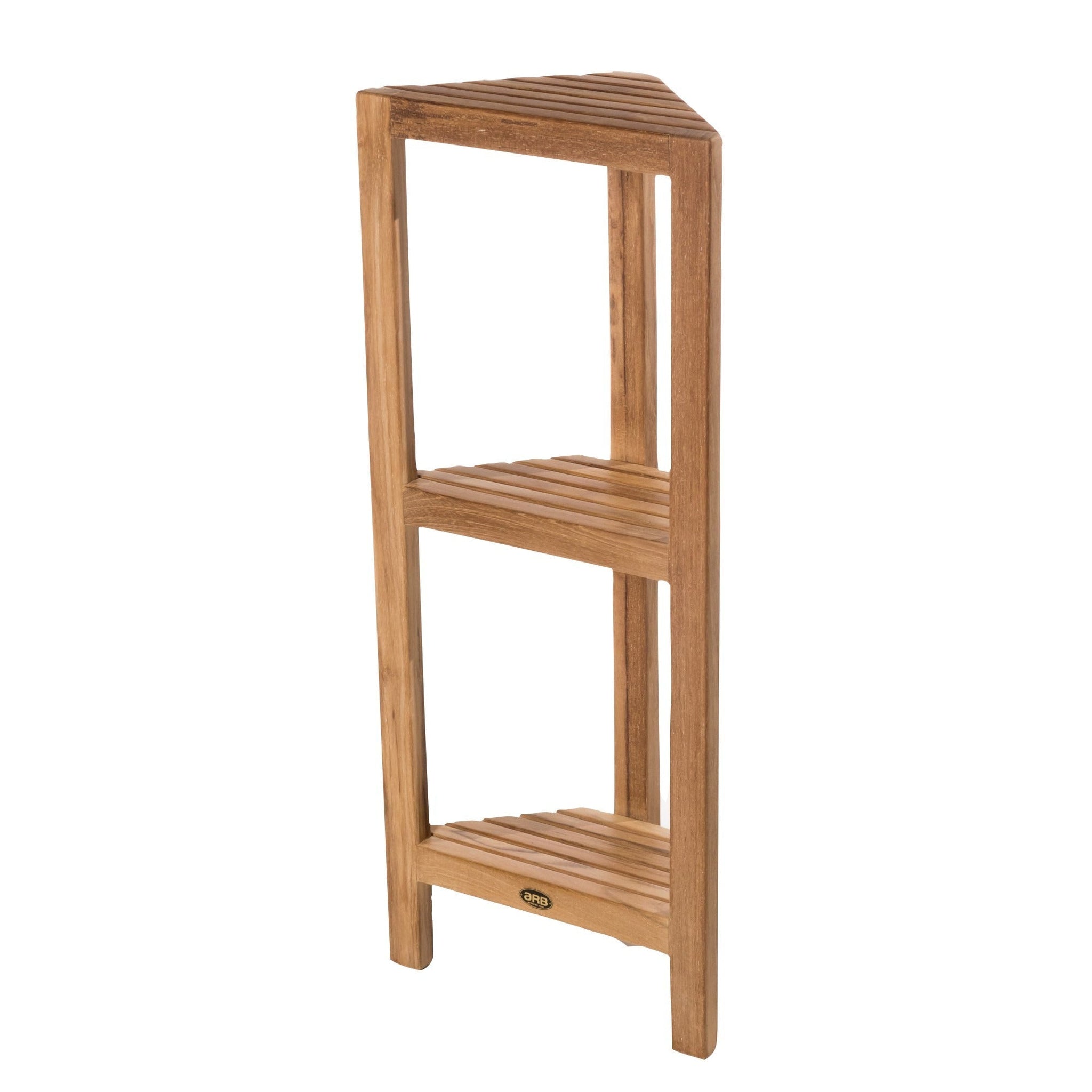 3 Tier Corner Shelf, 100% Real Bamboo Shower Corner Shelves Free